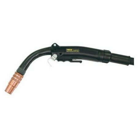 TWECO MIG Gun, Up to 1/16 Inch, 20 ft L, 450 A, Miller 1040-1855